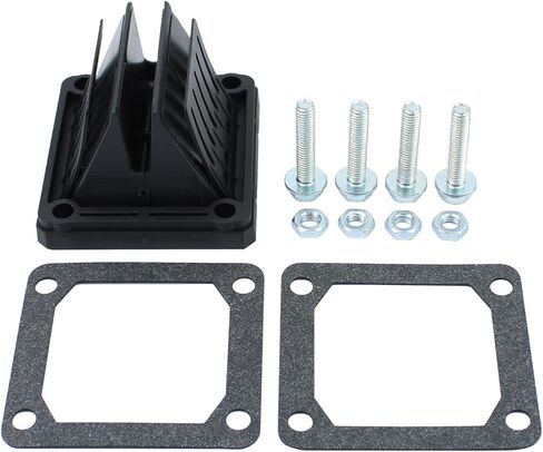 Reed Valve Cages Front Left and Right for Yamaha VForce 4 Reeds Banshee 350 YFZ350 1987-2006 RXZ135 RX135 YZ125 DT175 RD250 RD350 RD400 in Saudi Arabia