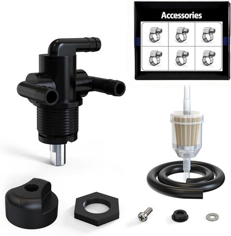 Fuel Tank Valve Petcock 3 Way Fuel Shut-off Valve Switch Replacement 5432559 For Polaris Sportsman 335 400 500 600 700 Twin Magnum Trail Boss 325 330 500 7052161 in Kuwait