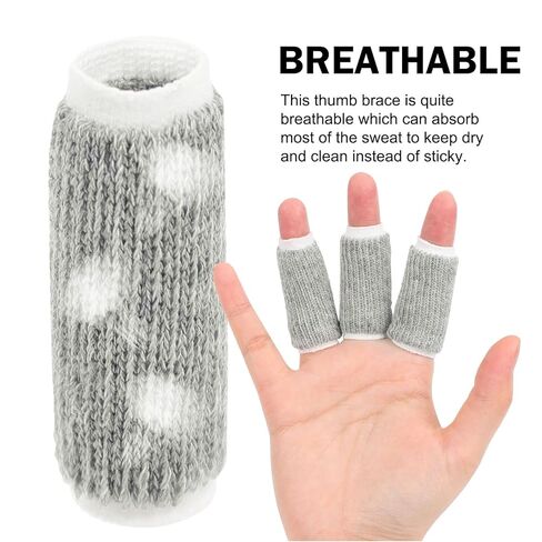 uxcell 10pcs Finger Protectors Splints, Compression Finger Sleeves Thumb Brace for Trigger Finger, Elastic Covers for Basketball, Breathable Finger Supporter 2.2" x 1" in Saudi Arabia