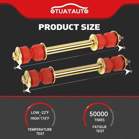 OTUAYAUTO Front Stabilizer Sway Bar End Links Replacement for 2007-2016 Chevy Silverado 1500 Avalanche Tahoe Suburban, GMC Sierra Yukon, Cadillac Escalade K700538 K700432 in Saudi Arabia