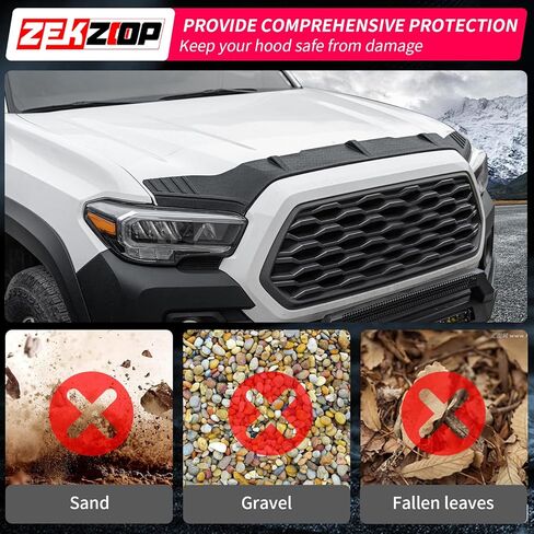 غطاء محرك السيارة متوافق مع 2016-2023 تويوتا تاكوما غطاء محرك السيارة درع TPE غطاء محرك السيارة منحرف غطاء محرك السيارة لملحقات تاكوما 2022 in Kuwait