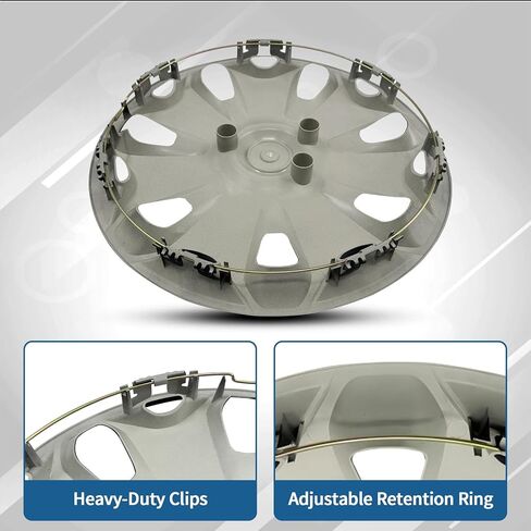 أغطية عجلات Hubcaps 4 قطع بديلة سوداء مباشرة لسيارة Ford Transit Connect 2014-2023 مع استبدال عجلة المصنع مقاس 16 بوصة # DT11-1130-EB، DT111130EB، DT1Z-1130-C، DT1Z1130C in Saudi Arabia