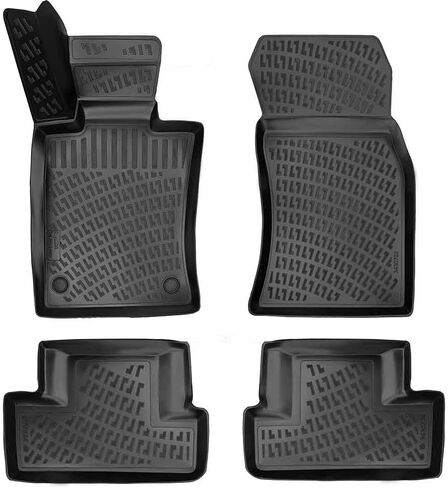 BMW 3 Series 2006-2013 M3 E90 E92 E93 325i 328i 330i 335i 335is RWD (بدون نماذج xDrive) سجادات أرضية ثلاثية الأبعاد تناسب جميع الأحوال الجوية مقاومة للماء عديم الرائحة وغير قابلة للانزلاق (أمامي وخلفي) in Kuwait