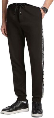 Michael Kors Men's Logo Tape Cotton Blend Jogger in Saudi Arabia