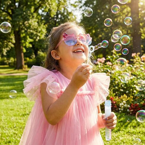 3 Pairs Girls Sunglasses Kids Cute Pink Sun Glasses for Aged 3-12 UV400 Protection Outdoor Beach Eyewear in Saudi Arabia