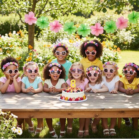3 Pairs Girls Sunglasses Kids Cute Pink Sun Glasses for Aged 3-12 UV400 Protection Outdoor Beach Eyewear in Saudi Arabia