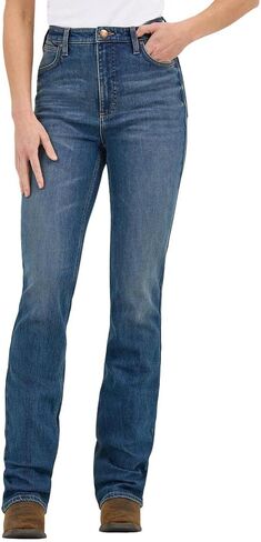 بنطلون جينز روديو لينا عالي الارتفاع للسيدات من Wrangler in Saudi Arabia