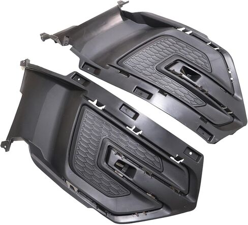 Priprilod Black 2PCS Front Fog Light Cover Set Left & Right Compatible with Ford Explorer 2016 2017# FB5Z17B968AA FB5Z17B968CA in Saudi Arabia