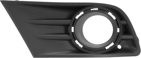 غطاء مصباح الضباب الأيسر HECASA متوافق مع استبدال هوندا بايلوت 2012-2015 لـ 71107-SZA-A50 غطاء مصباح الضباب الأمامي بدون حواف من الكروم جانب السائق البلاستيكي PP الأسود in Kuwait