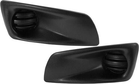 مجموعة غطاء مصابيح الضباب Garage-Pro متوافقة مع Kenworth T660 2008-2015 الأمامي وجانب السائق والراكب، أسود in Saudi Arabia