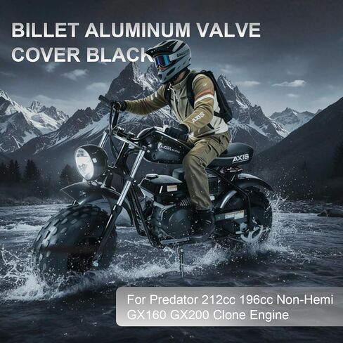 Billet Aluminum Valve Cover Silver for Predator 212cc 6.5HP Hemi Engine in Saudi Arabia