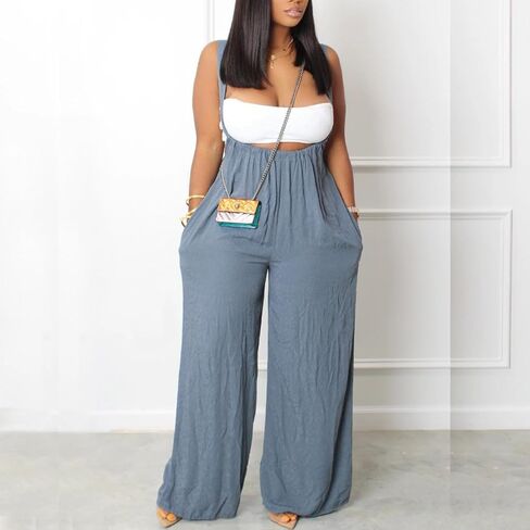 قطعتان من ملابس النساء العصابة العلوية الصلبة واسعة الساق وزرة مجموعات حللا غير رسمية in Kuwait