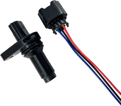 Engine Crankshaft Position Sensor with Connector Plug Pigtail Wire Harness Compatible with Altima NP300 Rogue Sentra Replaces 23731JA00B 23731JA00C 23731JA00A in Saudi Arabia