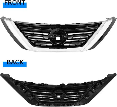 شبكة المصد الأمامي لنيسان ألتيما 2016 2017 2018 كروم مع شواية إدراج سوداء in Kuwait