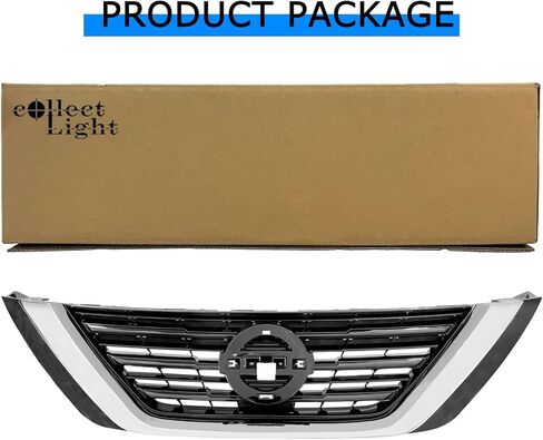 شبكة المصد الأمامي لنيسان ألتيما 2016 2017 2018 كروم مع شواية إدراج سوداء in Kuwait