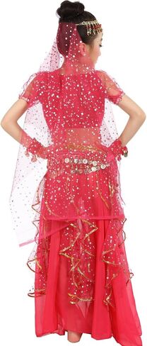 Astage Girl Short Sleeves Bellydance Costume Set Carnival Dancing Wear in Saudi Arabia