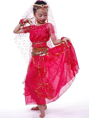 Astage Girl Short Sleeves Bellydance Costume Set Carnival Dancing Wear in Saudi Arabia
