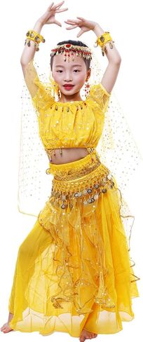 Astage Girl Short Sleeves Bellydance Costume Set Carnival Dancing Wear in Saudi Arabia