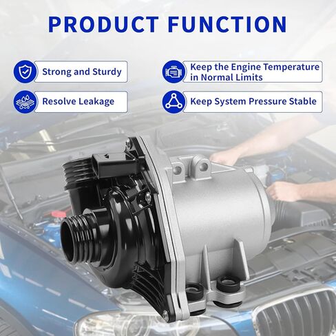 11517568595 Engine Electric Coolant Water Pump Replacement for BMW E70 X5 3.0Si 30I 2007-2010 Replace 11517546996 11519894484 in Kuwait