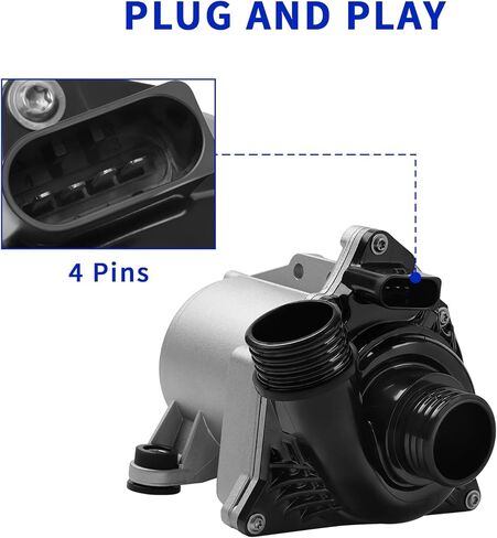 11517568595 Engine Electric Coolant Water Pump Replacement for BMW E70 X5 3.0Si 30I 2007-2010 Replace 11517546996 11519894484 in Kuwait
