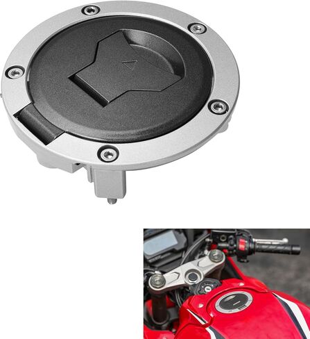 XMT-MOTO غطاء خزان الوقود البنزين صالح لهوندا CBR650F 2014-16 CB650R CBR650R 19-20 CB500F 16-19 CB500X 16-20 VFR800F 14-15 CBF300N 19-21 Rrplace ل 17620-MJE-D02/17620-MJE-D01 in Kuwait