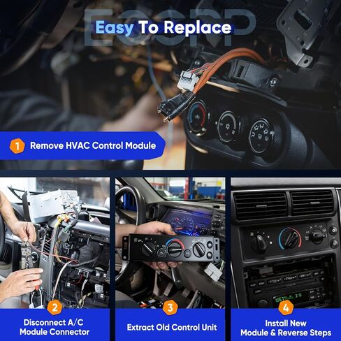 ECCPP A/C Heater Climate Control Module Panel 16233939-A Compatible With 2002-2002 For Chevrolet Blazer 4.2L HVAC Control Module 1998-2000 For Chevrolet S10 -,1998-2003 For Chevrolet S10 2.2L in Saudi Arabia