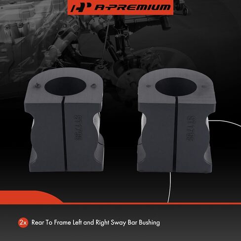 A-Premium 2 x Rear To Frame Sway Bar Bushing Kit, Compatible with Ford Edge 2007-2010 & Lincoln MKX 2007-2010 in Saudi Arabia