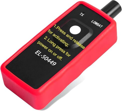 أداة إعادة تعلم TPMS، أداة تشخيص أخطاء مستشعر ضغط الإطارات EL-50449، أداة إعادة ضبط TPMS المحمولة، متوافقة مع ملحقات إصلاح الإطارات Ford Lincoln Mercury (أسود) in Saudi Arabia