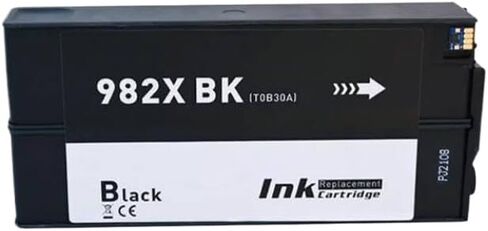 Color Inkjet Ink Cartridge 982 982X Compatible with Printer Supplies PageWide Enterprise Color 765dn 780dn MFP 785f 785zs for Part Number 982X(1PCS Black) in Saudi Arabia