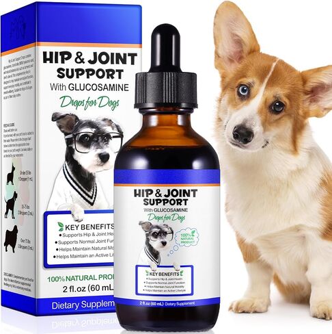 Dog Joint Aid & Relief Supplement - w/Chondroitin and Glucosamine HCl - Reliving Joint Pain & Reducing Inflammation for Senior Dogs, Active Adults, or Puppies in Kuwait