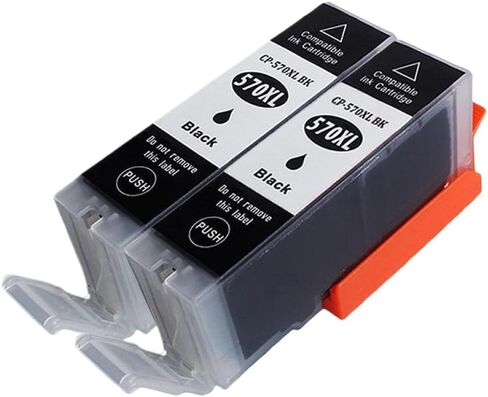Compatible with PGI 570XL CLI 571XL PGI570 Universal Fit Ink Cartridge for TS5050 TS5051 TS5053 TS5055 TS6050 TS6051 TS6052 Printer Models Third Party Replacement(1PCS Black) in Saudi Arabia