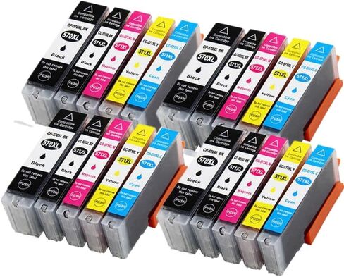 Compatible with PGI 570XL CLI 571XL PGI570 Universal Fit Ink Cartridge for TS5050 TS5051 TS5053 TS5055 TS6050 TS6051 TS6052 Printer Models Third Party Replacement(1PCS Black) in Saudi Arabia