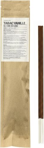 أعواد بخور تاباك بقلب الفانيليا، رائحة متخصصة مصنوعة بحرفية، تركيبة حصرية، احتراق نظيف، وقت احتراق لمدة ساعة واحدة، 20 عودًا in Kuwait