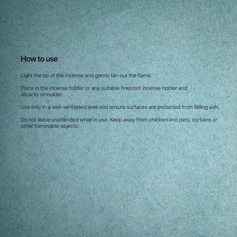 أعواد بخور تاباك بقلب الفانيليا، رائحة متخصصة مصنوعة بحرفية، تركيبة حصرية، احتراق نظيف، وقت احتراق لمدة ساعة واحدة، 20 عودًا in Kuwait