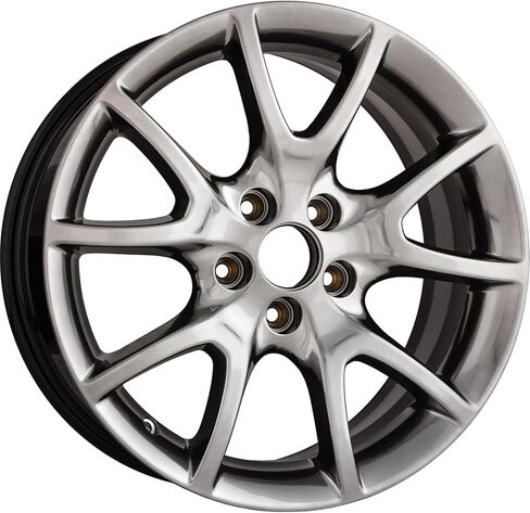 New 17" 17x7.5" Dark Hyper Silver Aluminum Alloy Wheel Rim for Dodge Dart 2013 2014 2015 2016 | ALY02445U79N | Direct Fit - OE Specs in Saudi Arabia