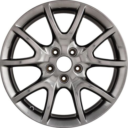 New 17" 17x7.5" Dark Hyper Silver Aluminum Alloy Wheel Rim for Dodge Dart 2013 2014 2015 2016 | ALY02445U79N | Direct Fit - OE Specs in Saudi Arabia