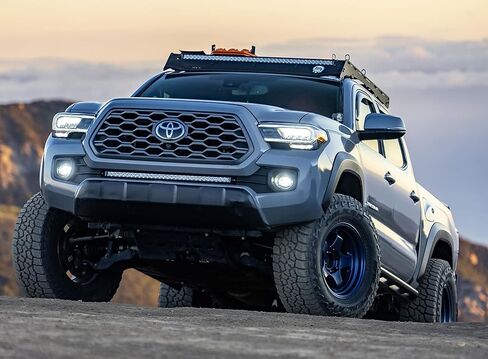 Hayford 17 Inch Wheels Flat Blue 6x139.7 17x8.5, et-10mm Offset, 106.1mm CB, Meister S1HC Style Rims Compatible with Toyota 4Runner, Tacoma, FJ Cruiser Lexus GX460 GX470 in Saudi Arabia