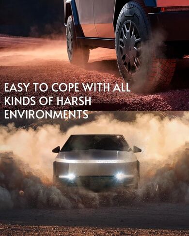 4 قطع من أغطية العجلات لـ Cybertruck ABS Tesla Cybertruck أغطية مركز العجلة مناسبة لملحقات Cybertruck 2023 2024 2025 Cybertruck|سهلة التركيب| |الغطاء الكامل||لا تسقط| in Kuwait