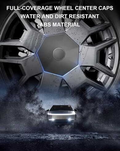 4 قطع من أغطية العجلات لـ Cybertruck ABS Tesla Cybertruck أغطية مركز العجلة مناسبة لملحقات Cybertruck 2023 2024 2025 Cybertruck|سهلة التركيب| |الغطاء الكامل||لا تسقط| in Kuwait