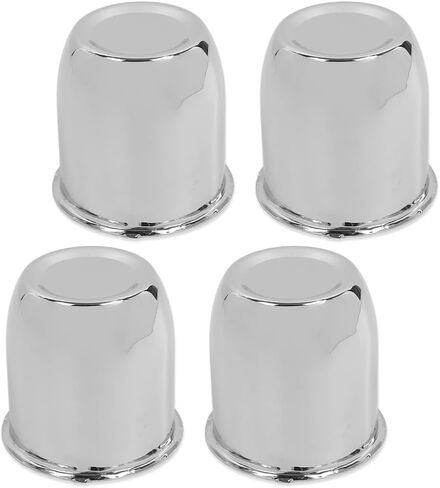 DOTCOM 4PCS Push Through Chrome Wheel Center Caps Fit 3.18" Rims Center Bore Dimensions Only (Will Not Fit on OEM Rims) in Saudi Arabia