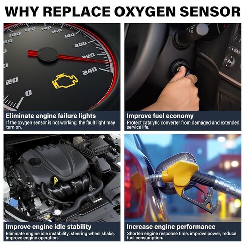 2 Piece Oxygen Sensor Upstream Downstream Replacement Compatible with Rogue 2.5L 2008-2013, Altima 2.5L l4 2007-2013,Engine Code QR25DE Upstream 234-9036、Downstream 234-4382 in Kuwait