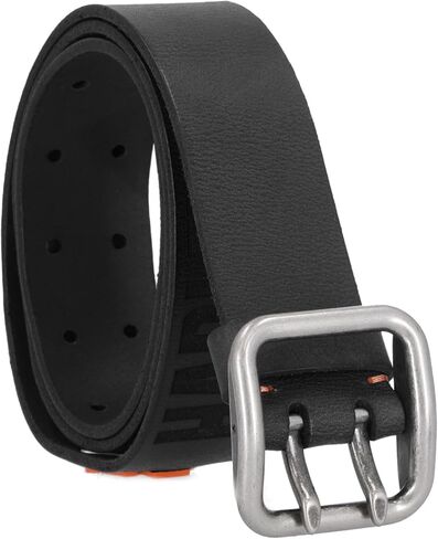 Harley-Davidson Men's Enamel Plaque Bar & Shield Logo Leather Belt - Black in Saudi Arabia