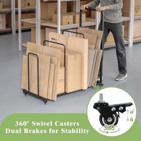 عربة حامل من الورق المقوى، رف تخزين من الورق المقوى بعجلات، رف حامل من الورق المقوى المحمول، رف صندوق من الورق المقوى متحرك لمستودع البيع بالتجزئة المنزلي والسوبر ماركت in Kuwait