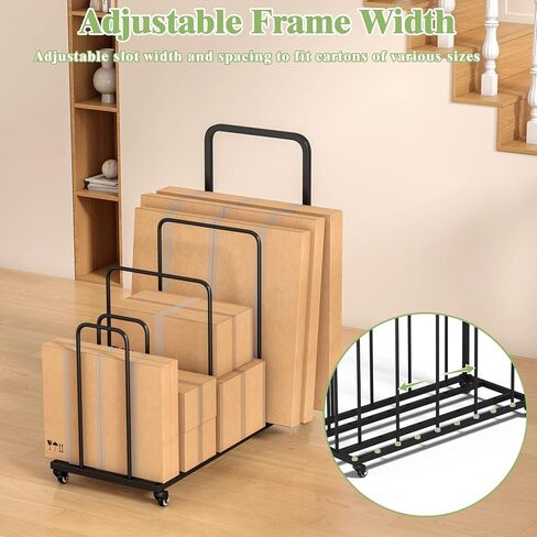 عربة حامل من الورق المقوى، رف تخزين من الورق المقوى بعجلات، رف حامل من الورق المقوى المحمول، رف صندوق من الورق المقوى متحرك لمستودع البيع بالتجزئة المنزلي والسوبر ماركت in Kuwait