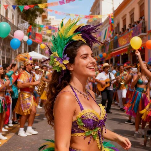 3 قطع من عصابة الرأس من ريش ماردي آ جراس، إكسسوارات ملونة للنساء من ماردي آ جراس، قطع زينة للرأس من ريش الملكة من العشرينيات in Kuwait