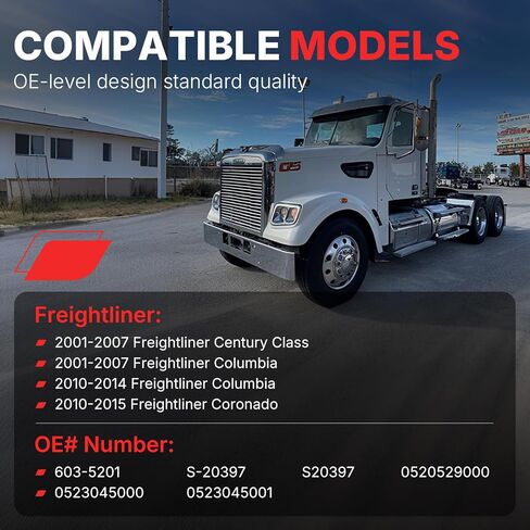 603-5201 خزان فائض خزان توسيع سائل تبريد المحرك لـ Freightliner Columbia 2010-2014، Century Class 2001-2007، Coronado 2010-2015، استبدال الأجزاء S-20397 0520529000 0523045000 0523045001 in Saudi Arabia