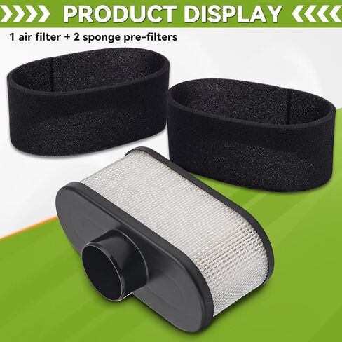 4 عبوات فلتر هواء 11013-0752 مع فلتر مسبق 11013-7046 لمحركات Kawasaki FR691V FR651V FR730V FS481V FS541V FS600V FS651V FS691V FS730V سلسلة 4 دورات. استبدال 11013-0726، 11013-7047 in Kuwait