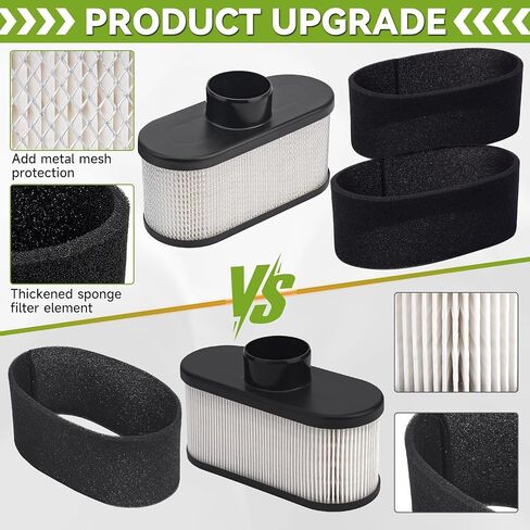 4 عبوات فلتر هواء 11013-0752 مع فلتر مسبق 11013-7046 لمحركات Kawasaki FR691V FR651V FR730V FS481V FS541V FS600V FS651V FS691V FS730V سلسلة 4 دورات. استبدال 11013-0726، 11013-7047 in Kuwait