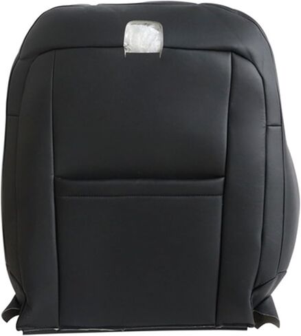 GXARTS Driver & Passenger Side Bottom & Top Lean Back Seat Covers & Headrest Cover Black Perforated Leather White Line Replacement Compatible with Chevrolet Camaro 2010 2011 2012 2013 2014 2015 in Saudi Arabia