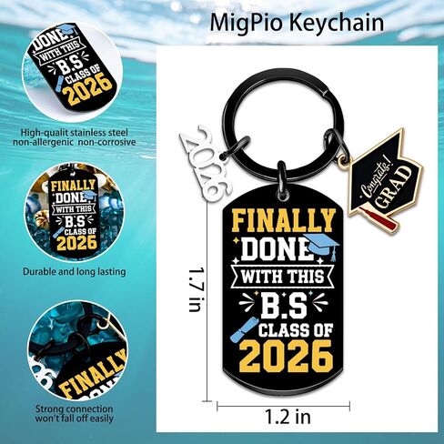 Class Of 2026 2026 Graduation Gifts for Her Him Senior 2026 Gifts Graduation Gift for University College Middle High School Grad Student Masters Degree 2026 Graduations Keychain for Daughter Son in Saudi Arabia
